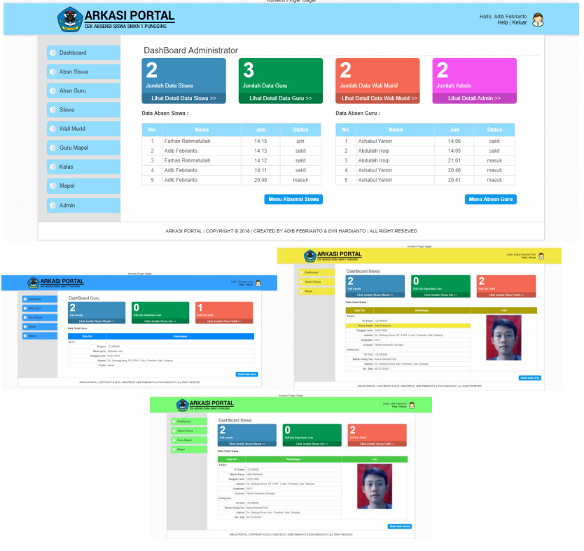 Real-Time Web-Based Student Attendance
                            Management Information System