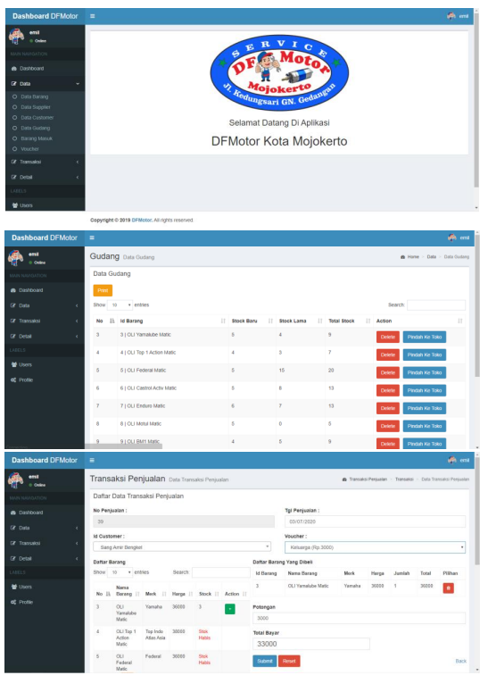 Information Management System – DF MOTOR MOJOKERTO